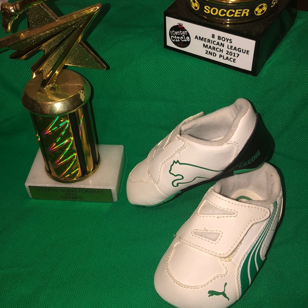 My little Athlete🏆Puma Infant Crib Shoes🔥